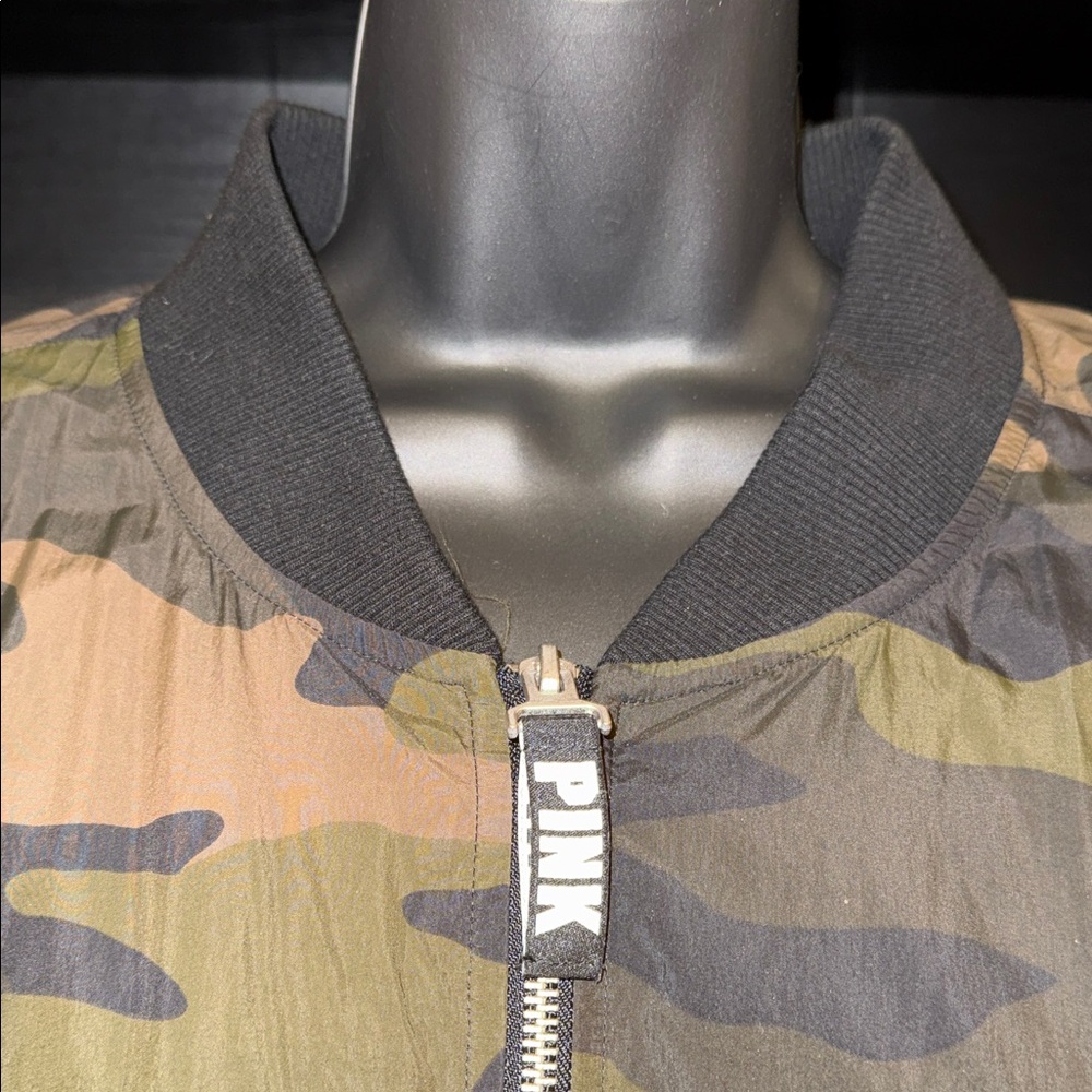 PINK Victoria's Secret Camouflage Bomber Jacket